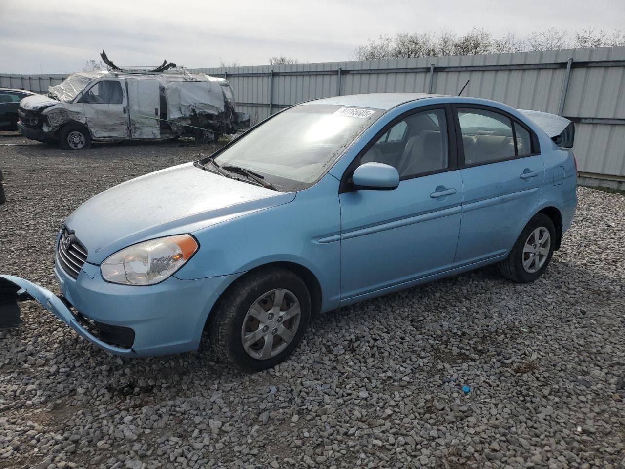 2010 Hyundai Accent Gls blue sedan gas KMHCN4AC7AU406751 photo #1