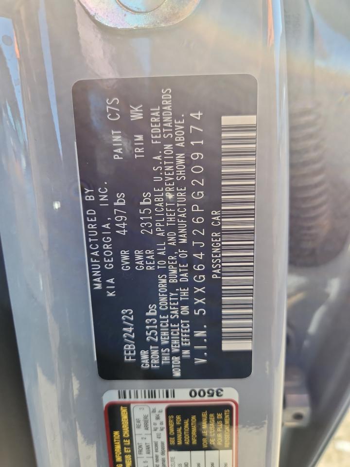 2023 Kia K5 Gt Line VIN: 5XXG64J26PG209174 Lot: 85077855