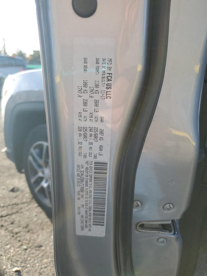 2018 Jeep Compass Latitude VIN: 3C4NJDBB0JT178360 Lot: 86468695