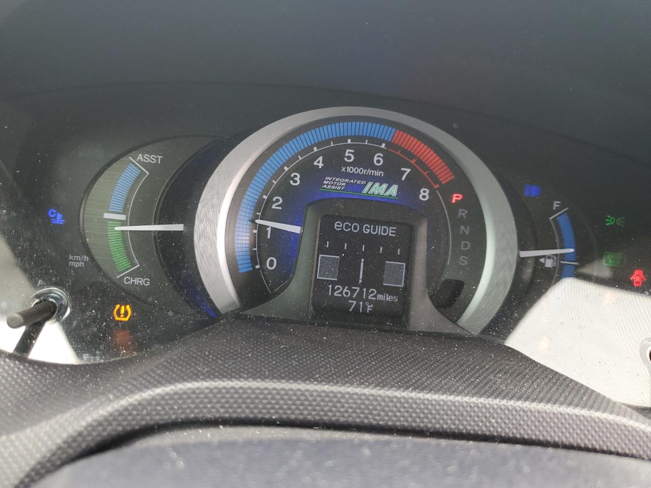 2010 Honda Insight Ex VIN: JHMZE2H72AS003802 Lot: 85243465