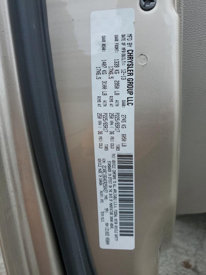 2014 Chrysler Town & Country Touring VIN: 2C4RC1BG4ER256427 Lot: 82169535