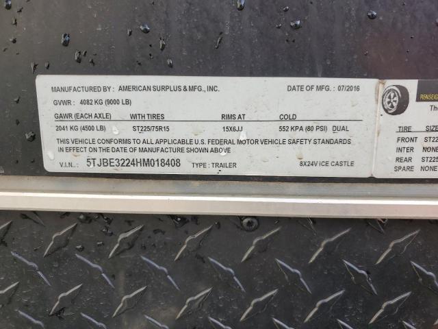 2017 ICE CASTLE PLATINUM TRL