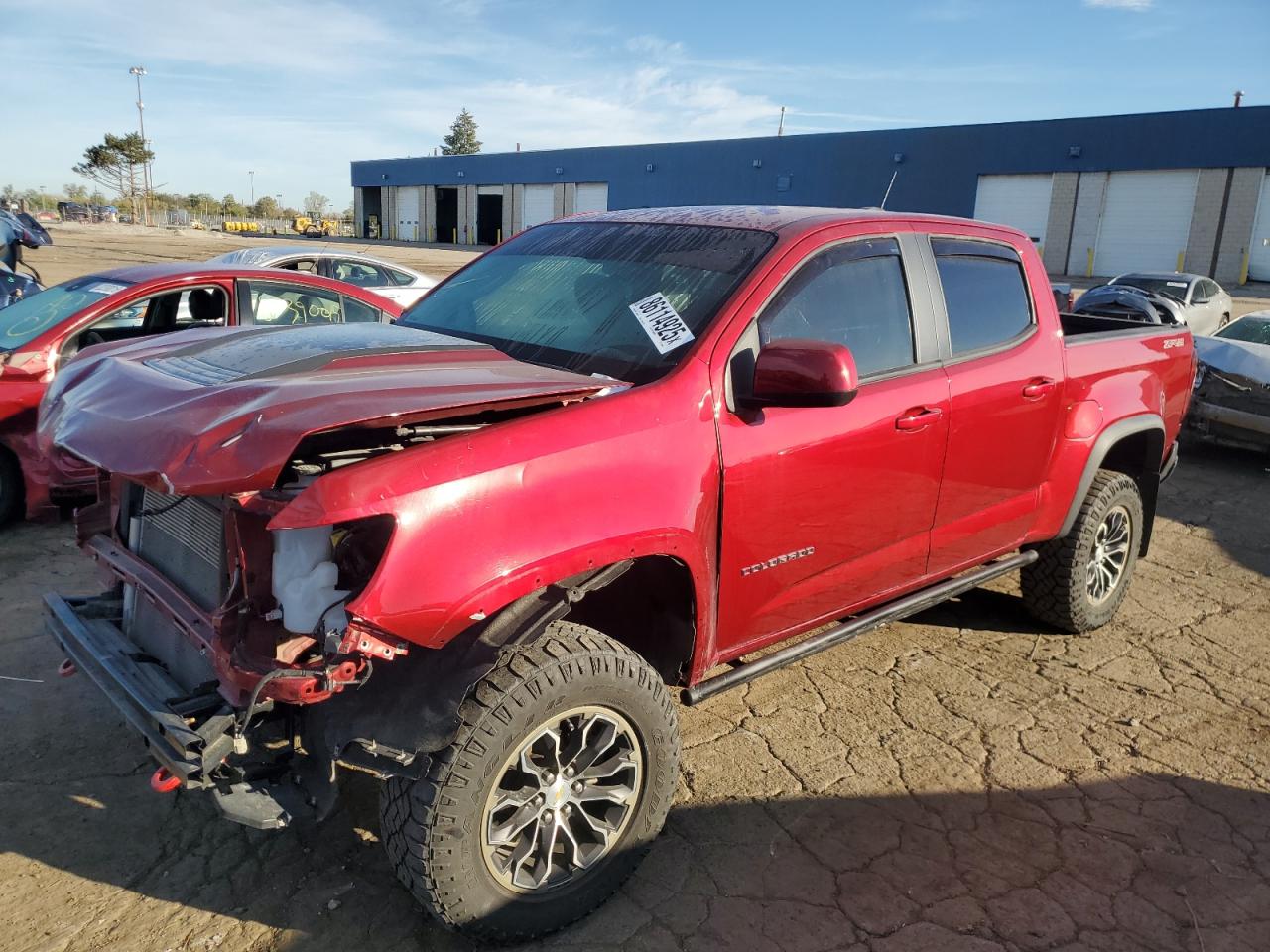 2021 Chevrolet Colorado Zr2 red  gas 1GCGTEEN4M1183054 photo #1