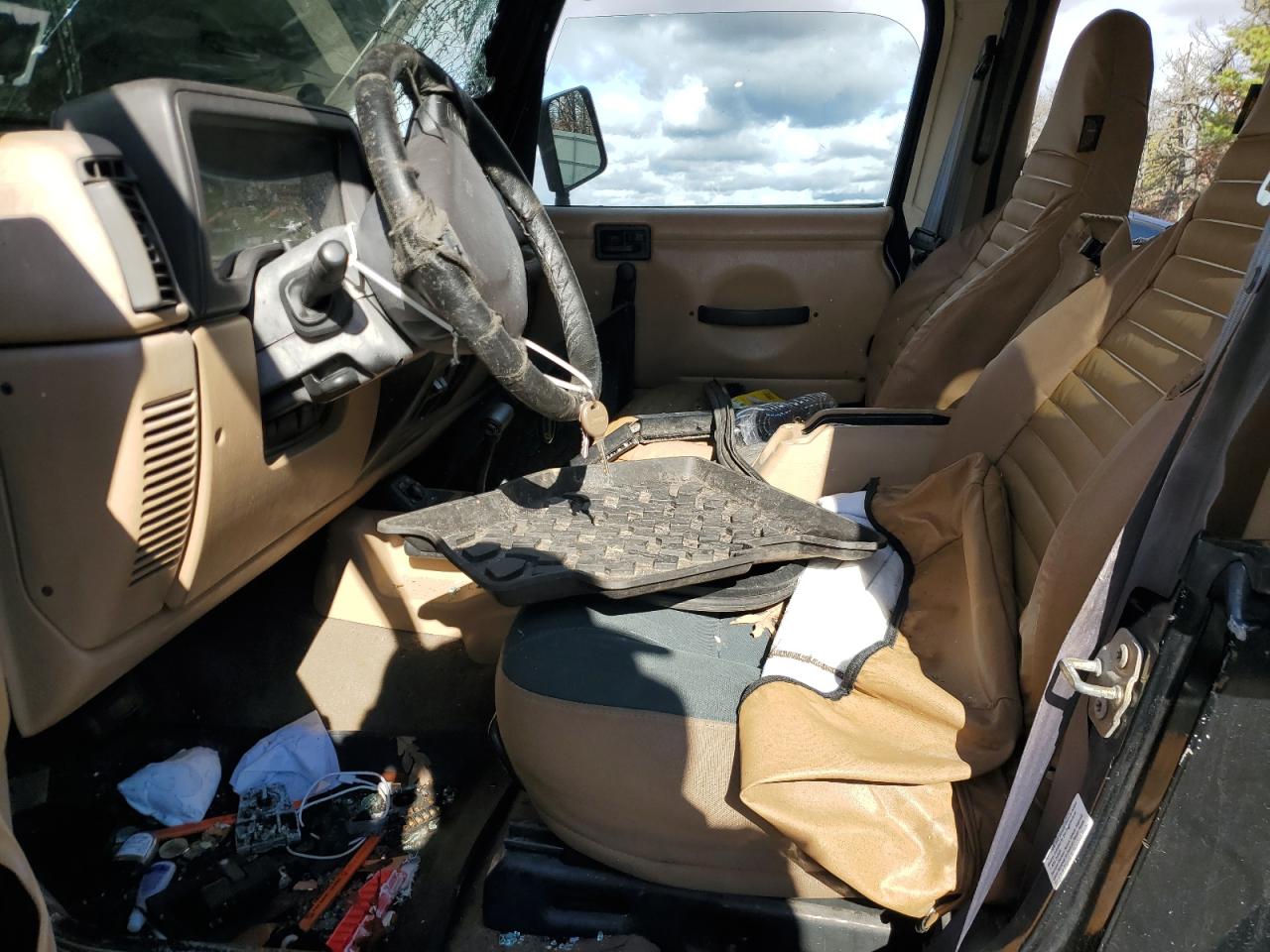 2002 Jeep Wrangler / Tj Sahara VIN: 1J4FA59S12P761276 Lot: 90629975