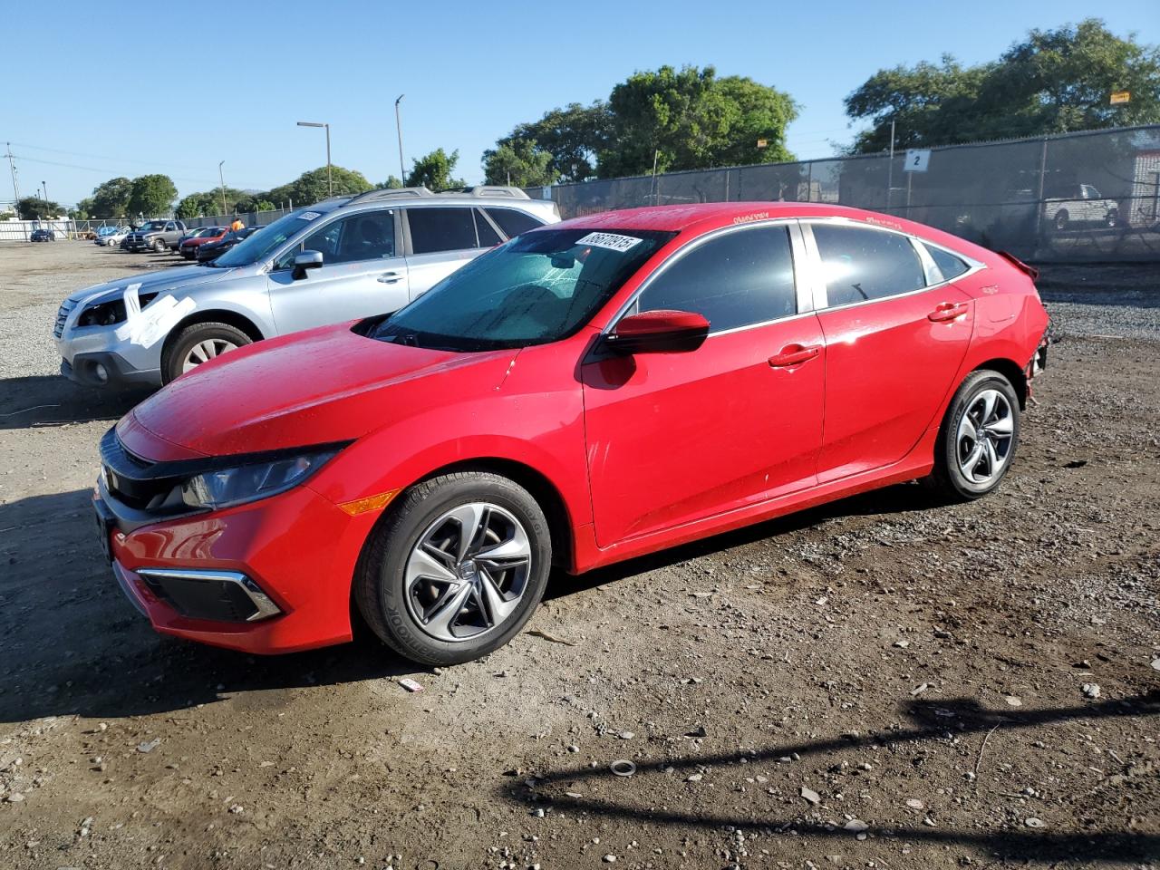 HONDA CIVIC 2020. Lot# 86670915. VIN 2HGFC2F6XLH550977. Photo 1