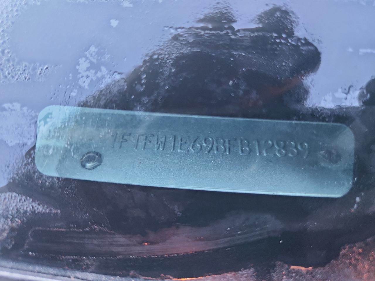 2011 Ford F150 Supercrew VIN: 1FTFW1E69BFB12839 Lot: 90687535