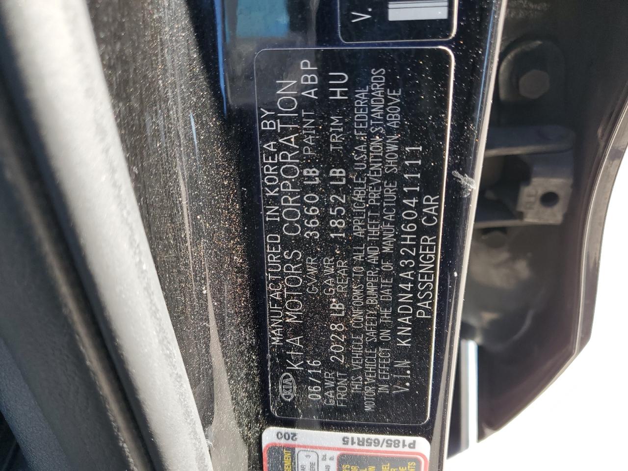 2017 Kia Rio Ex VIN: KNADN4A32H6041111 Lot: 90539955