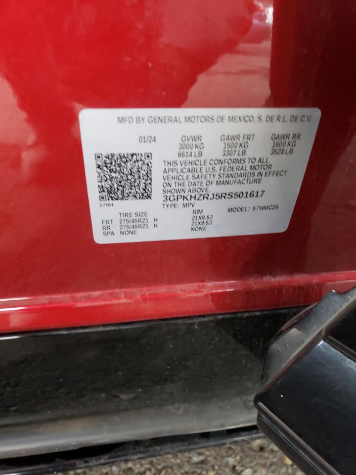 2024 Honda Prologue Elite VIN: 3GPKHZRJ5RS501617 Lot: 81934115