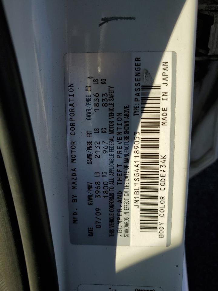 2010 Mazda 3 I VIN: JM1BL1SG4A1189053 Lot: 90693905