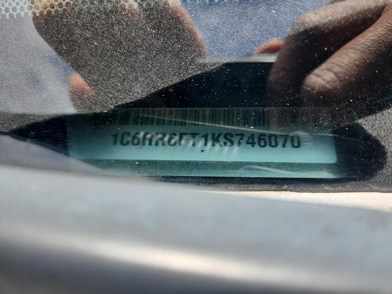 2019 Ram 1500 Classic Tradesman VIN: 1C6RR6FT1KS746070 Lot: 90029285