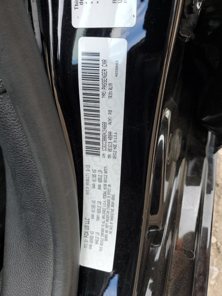 2016 Chrysler 200 S VIN: 1C3CCCBB8GN194668 Lot: 87489625