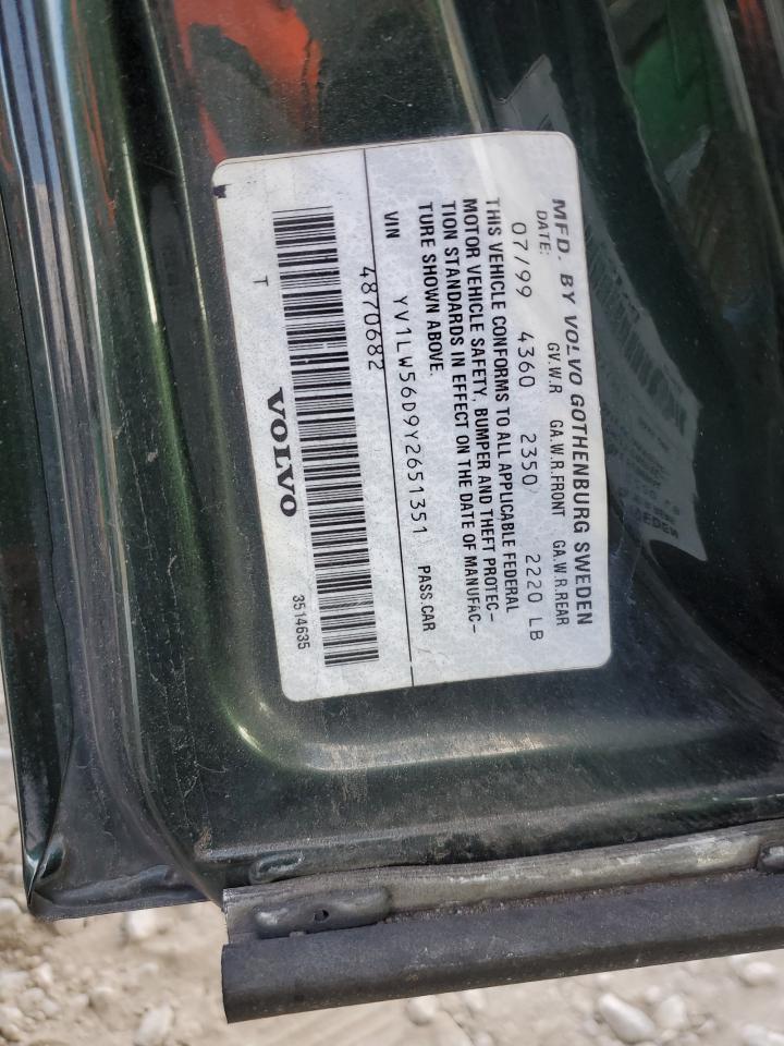 2000 Volvo V70 Glt VIN: YV1LW56D9Y2651351 Lot: 86650245