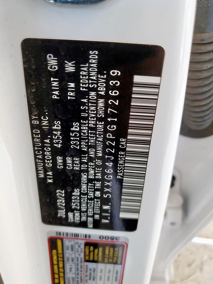 2023 Kia K5 Gt Line VIN: 5XXG64J22PG172639 Lot: 82262985