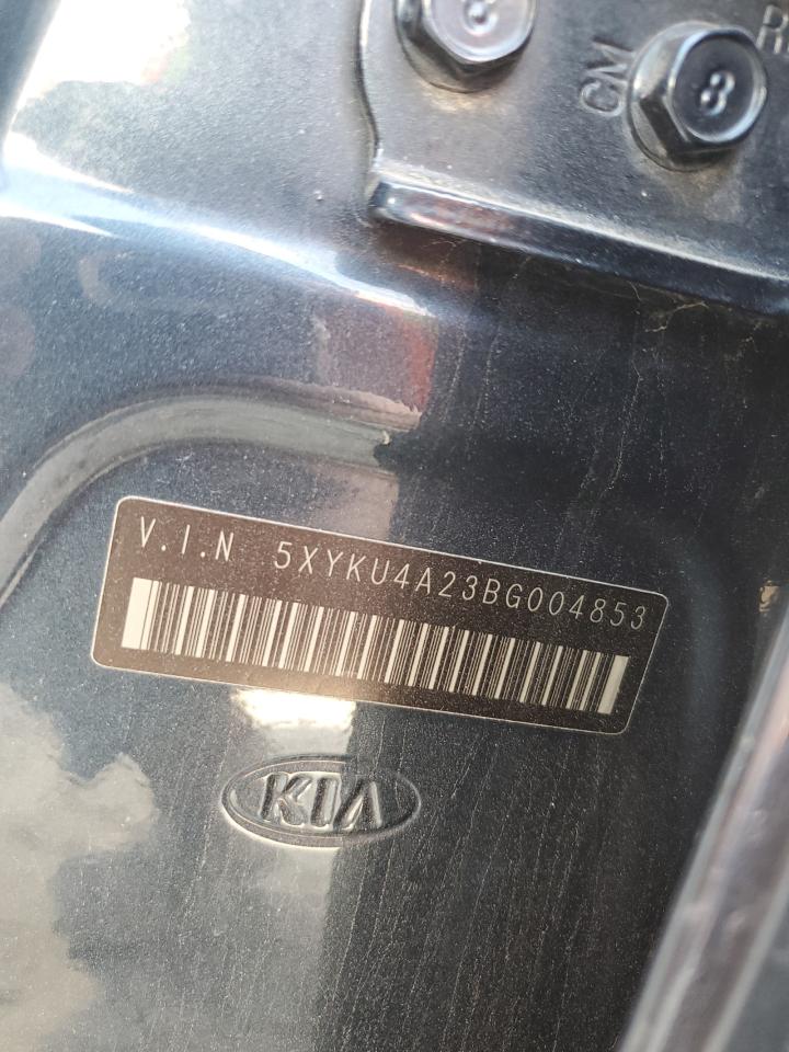 2011 Kia Sorento Ex VIN: 5XYKU4A23BG004853 Lot: 82223635