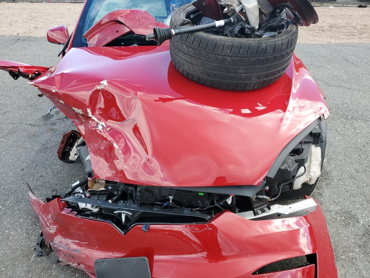 2023 Tesla Model X VIN: 7SAXCBE68PF375714 Lot: 90046515