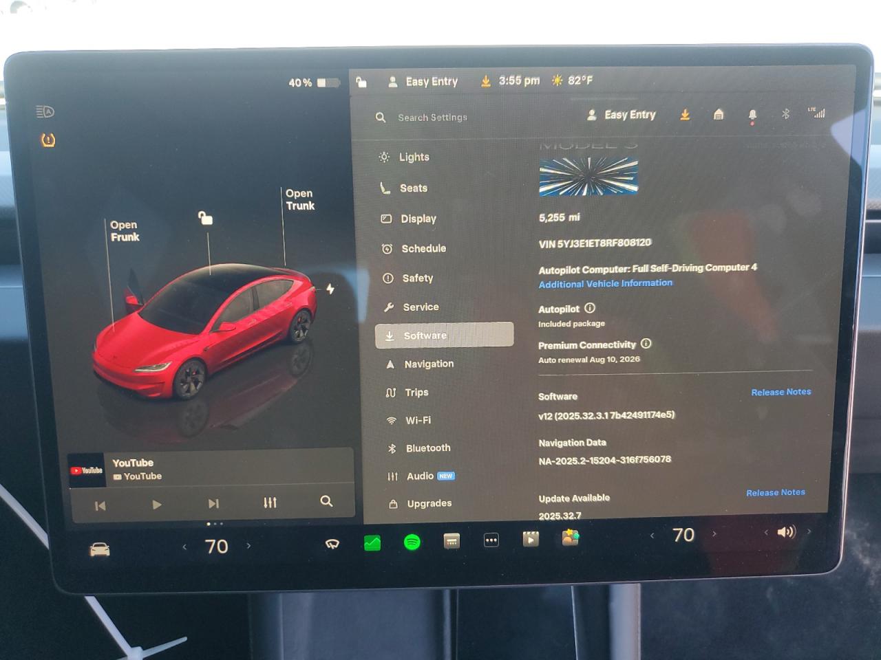 2024 Tesla Model 3 VIN: 5YJ3E1ET8RF808120 Lot: 83955135
