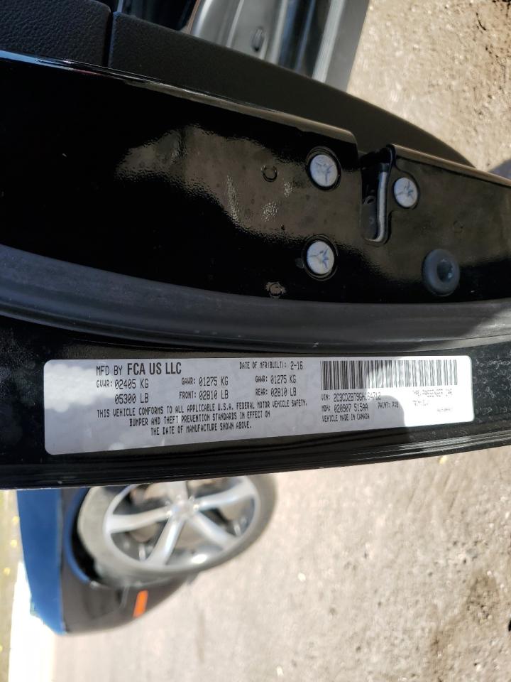 2016 Dodge Challenger R/T VIN: 2C3CDZBT9GH164712 Lot: 82665195