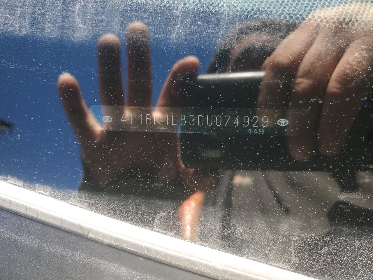 2013 Toyota Avalon Base VIN: 4T1BK1EB3DU074929 Lot: 85859555