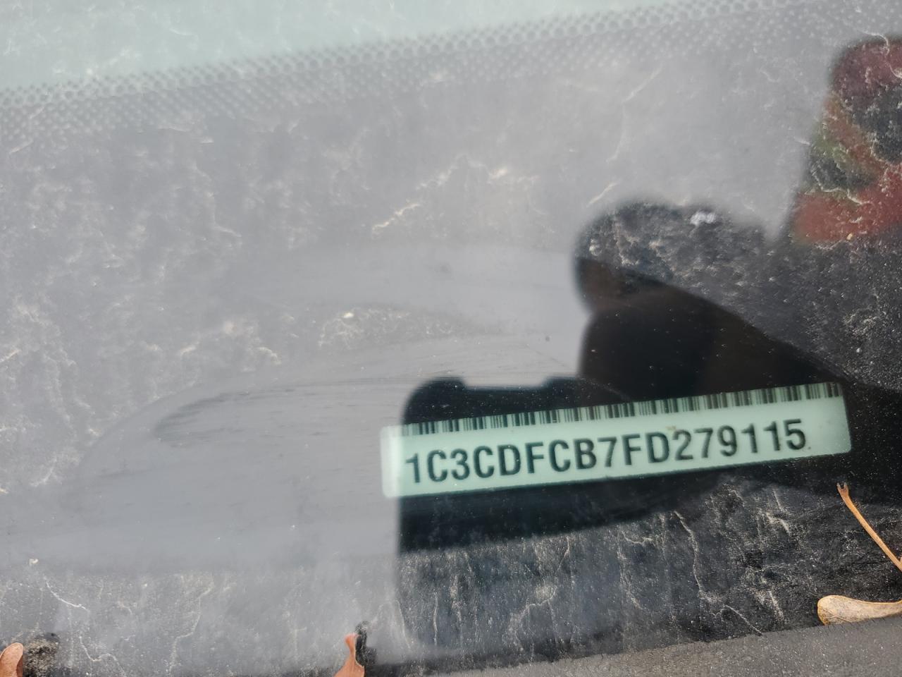 2015 Dodge Dart Limited VIN: 1C3CDFCB7FD279115 Lot: 85364825