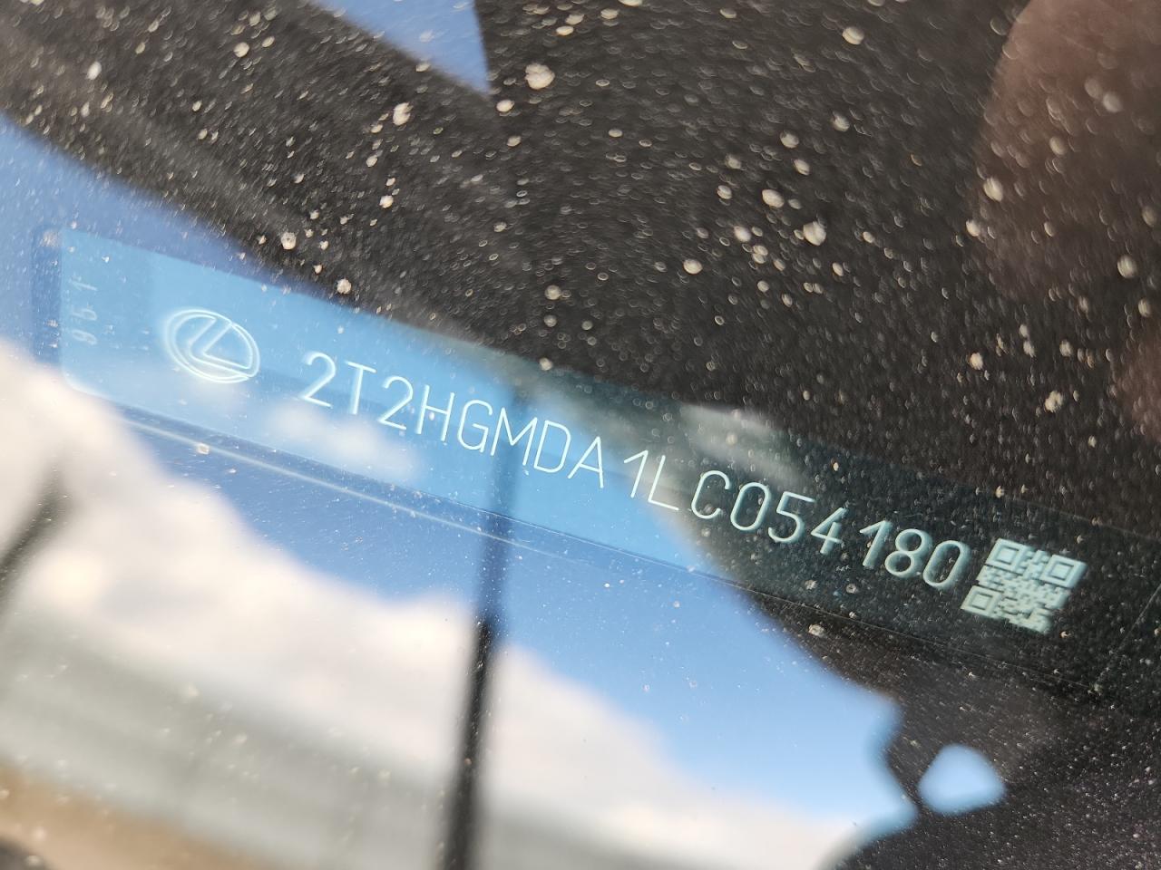 2020 Lexus Rx 450H VIN: 2T2HGMDA1LC054180 Lot: 82351105