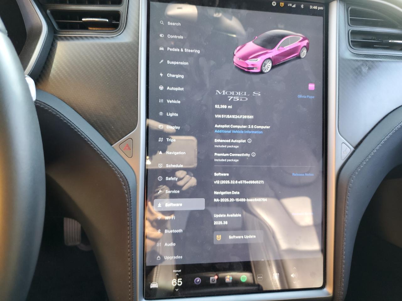 2018 Tesla Model S VIN: 5YJSA1E24JF261561 Lot: 87425155