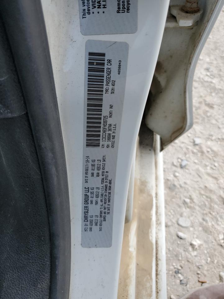 2015 Chrysler 200 Limited VIN: 1C3CCCAB3FN599725 Lot: 82191985