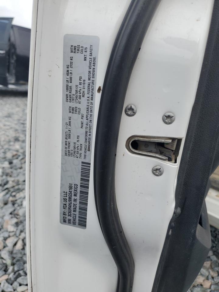 2021 Ram 2500 Tradesman VIN: 3C6UR4HJ9MG541651 Lot: 85703675