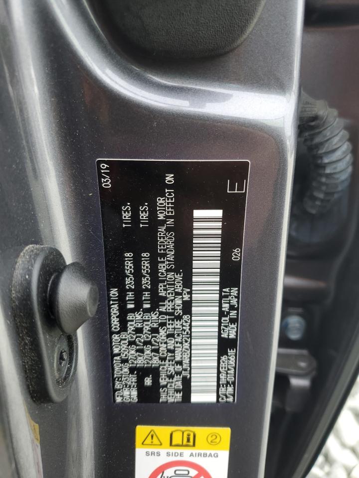 2019 Lexus Nx 300 Base VIN: JTJYARBZXK2154428 Lot: 86186305