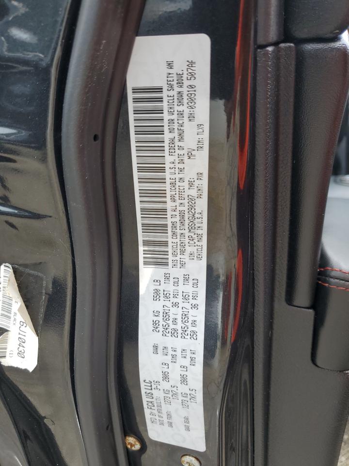 2016 Jeep Cherokee Trailhawk VIN: 1C4PJMBSXGW290207 Lot: 85374715