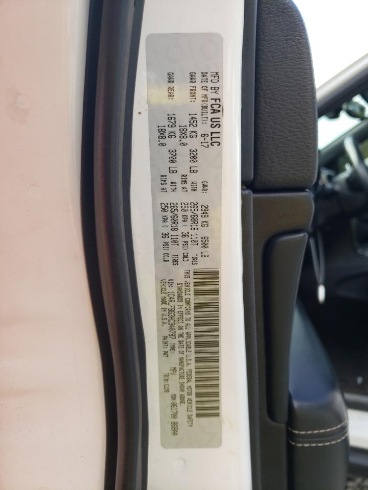 2017 Jeep Grand Cherokee Limited VIN: 1C4RJFBG3HC940787 Lot: 85271365