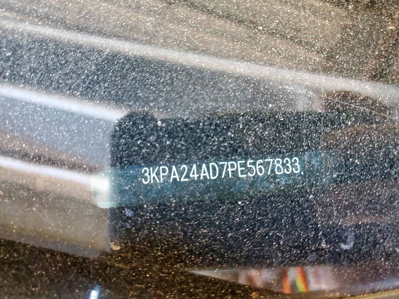 2023 Kia Rio Lx VIN: 3KPA24AD7PE567833 Lot: 82176215