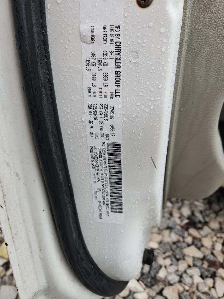 2012 Dodge Grand Caravan Se VIN: 2C4RDGBG4CR115760 Lot: 86597845