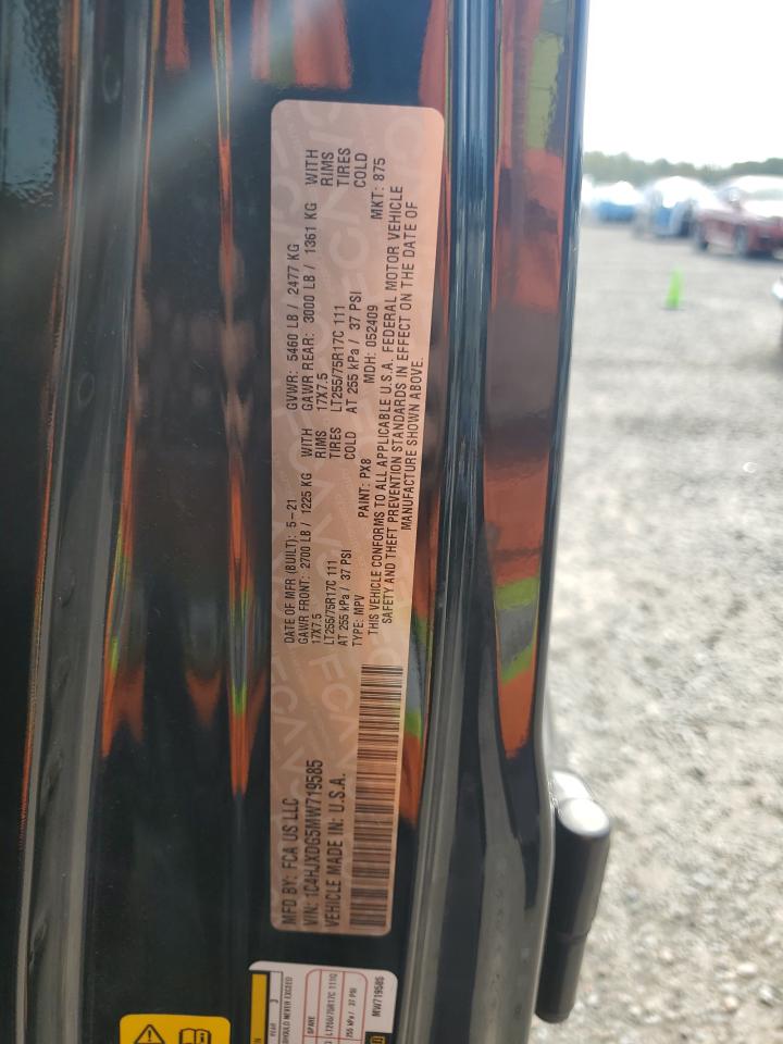 2021 Jeep Wrangler Unlimited Sport VIN: 1C4HJXDG5MW719585 Lot: 85262985