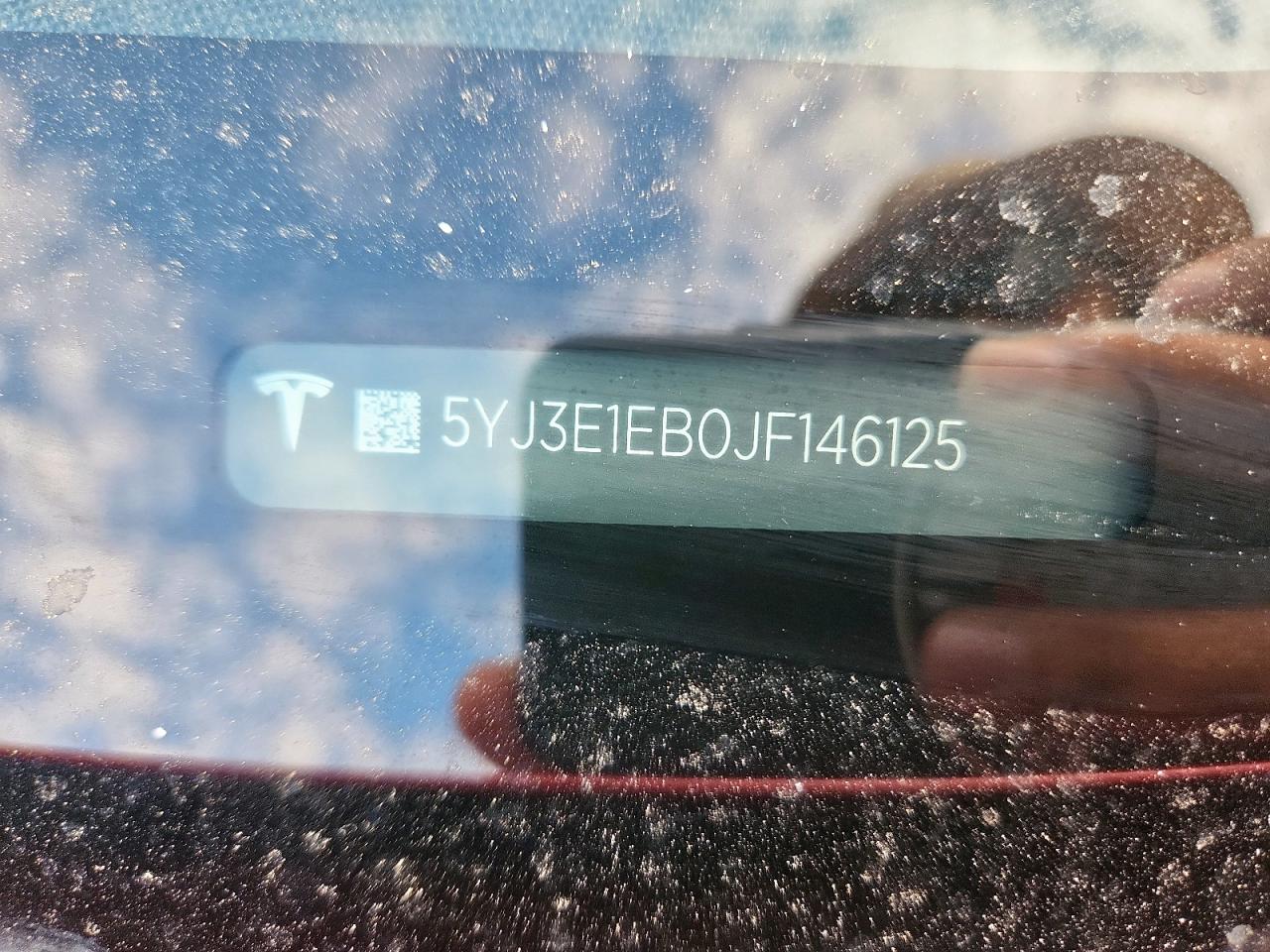 2018 Tesla Model 3 VIN: 5YJ3E1EB0JF146125 Lot: 81966265