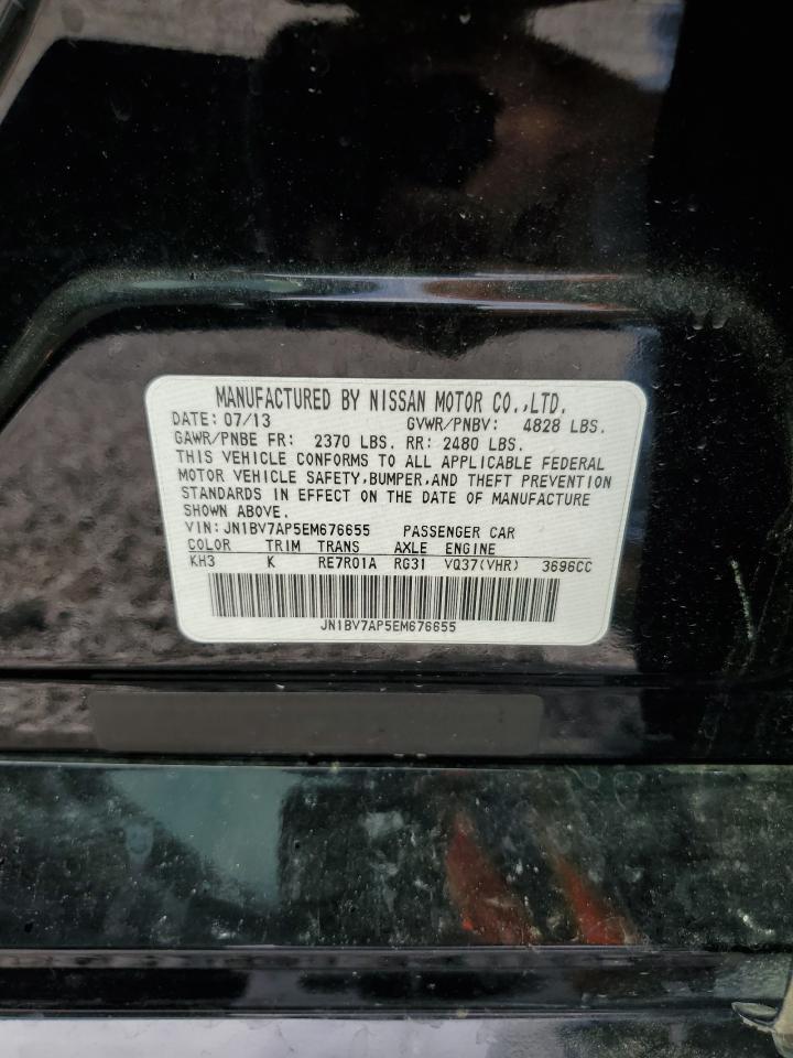 2014 Infiniti Q50 Base VIN: JN1BV7AP5EM676655 Lot: 85470295