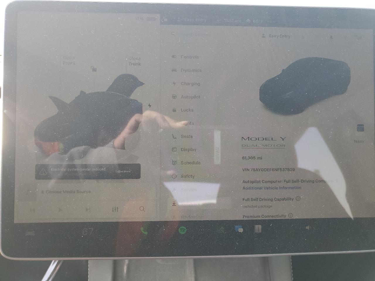 2022 Tesla Model Y VIN: 7SAYGDEF6NF537809 Lot: 90056955