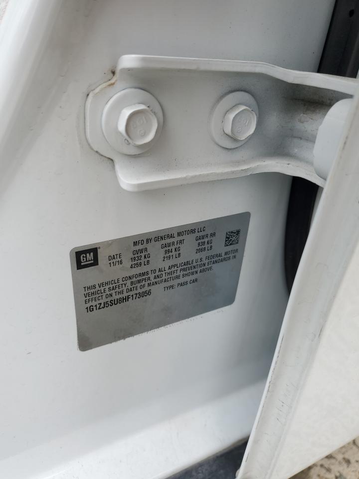 2017 Chevrolet Malibu Hybrid VIN: 1G1ZJ5SU8HF173056 Lot: 85159555