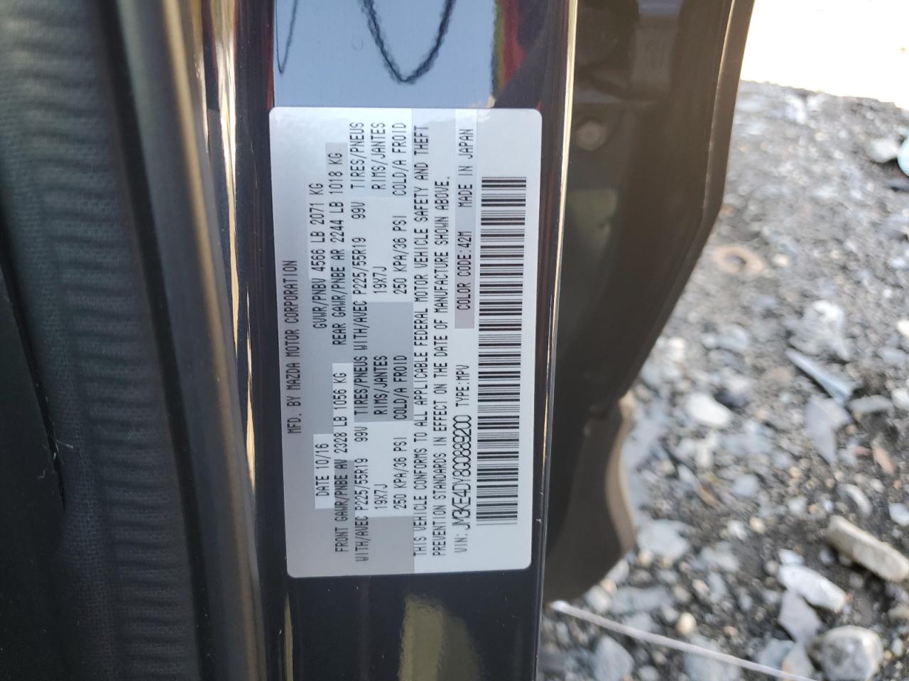 2016 Mazda Cx-5 Gt VIN: JM3KE4DY8G0889200 Lot: 87477565