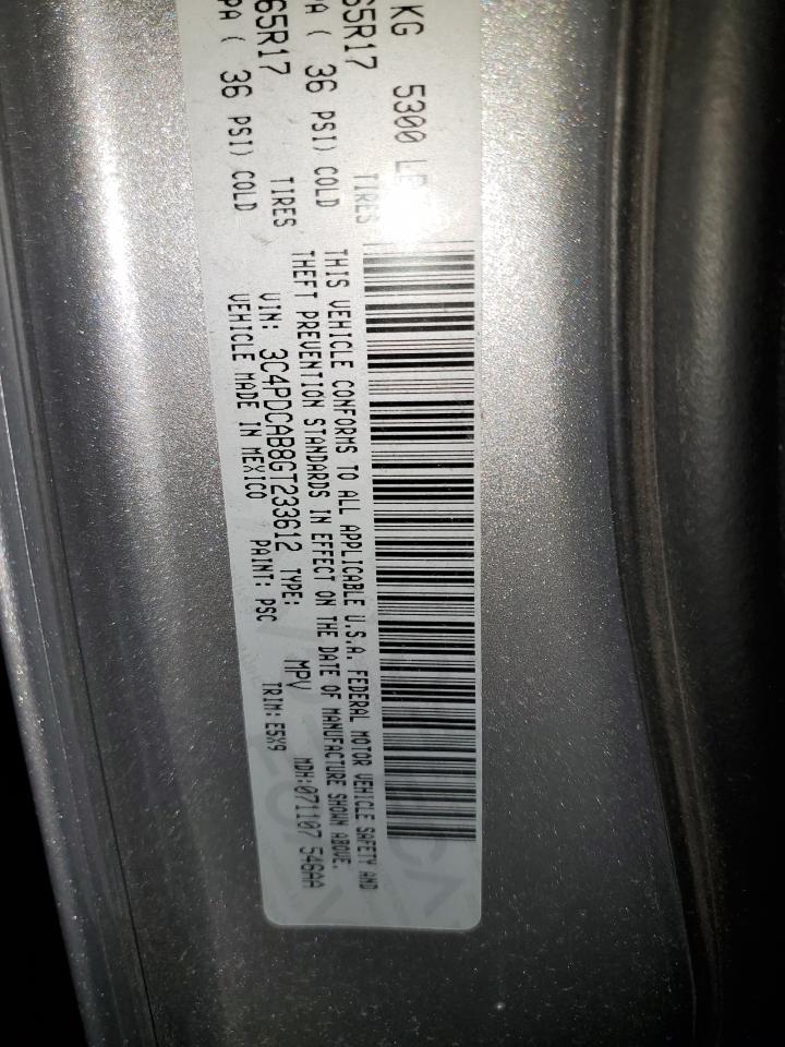 2016 Dodge Journey Se VIN: 233612 Lot: 86411135