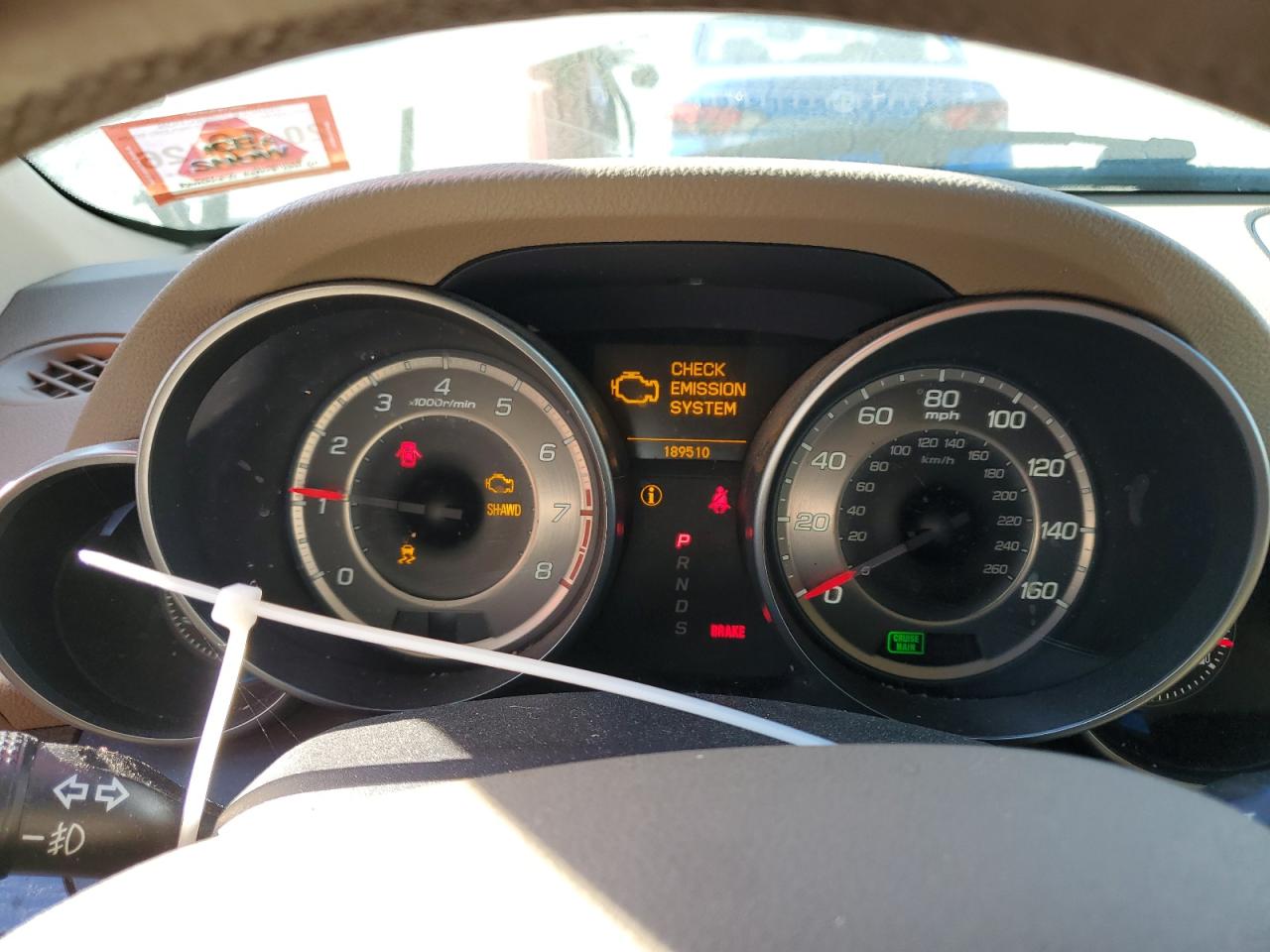 2011 Acura Mdx VIN: 2HNYD2H26BH527218 Lot: 84833415