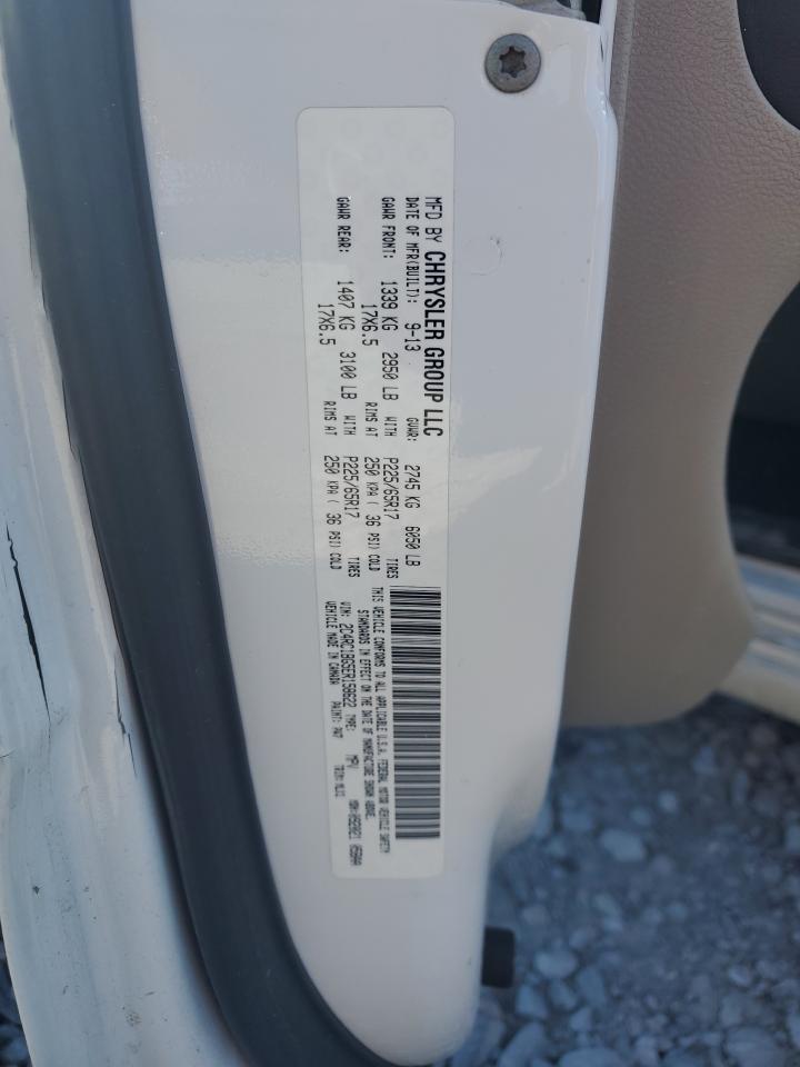 2014 Chrysler Town & Country Touring VIN: 2C4RC1BG5ER158622 Lot: 89635485