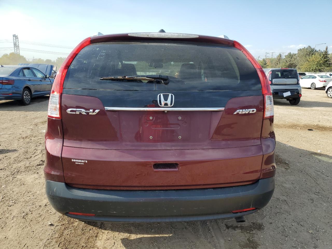 2013 Honda Cr-V Exl VIN: 5J6RM4H74DL076100 Lot: 84453295