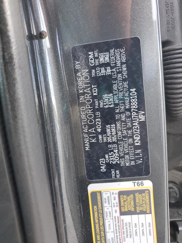 2023 Kia Soul Lx VIN: KNDJ23AU7P7888104 Lot: 82400435