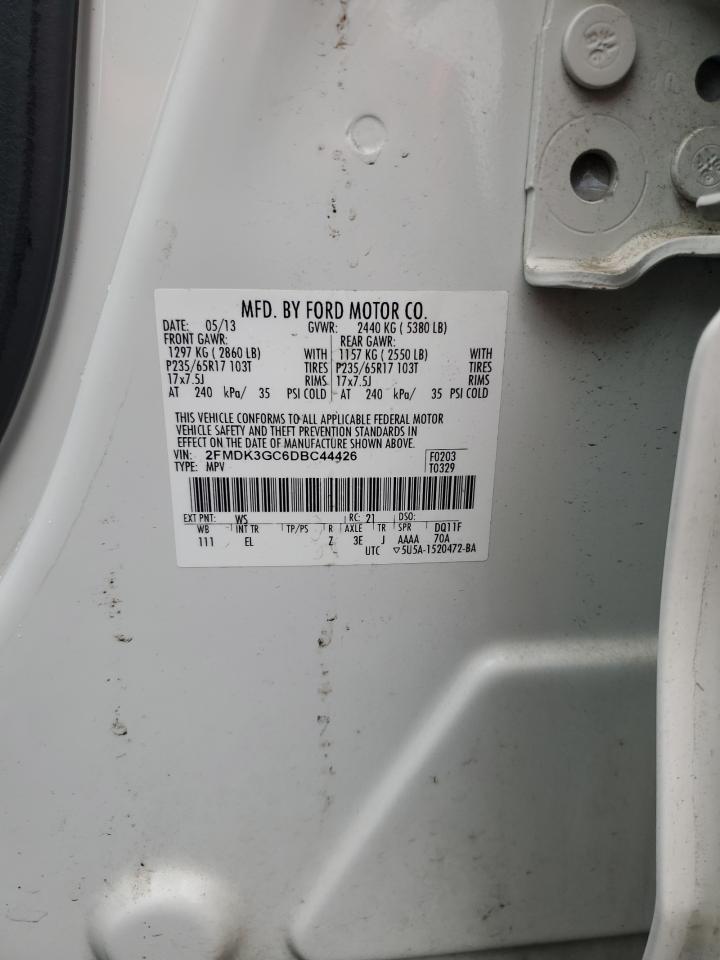 2013 Ford Edge Se VIN: 2FMDK3GC6DBC44426 Lot: 82650195