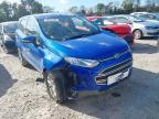 2016 FORD ECOSPORT 1.5 ZETEC 5DR for sale at Copart WOLVERHAMPTON