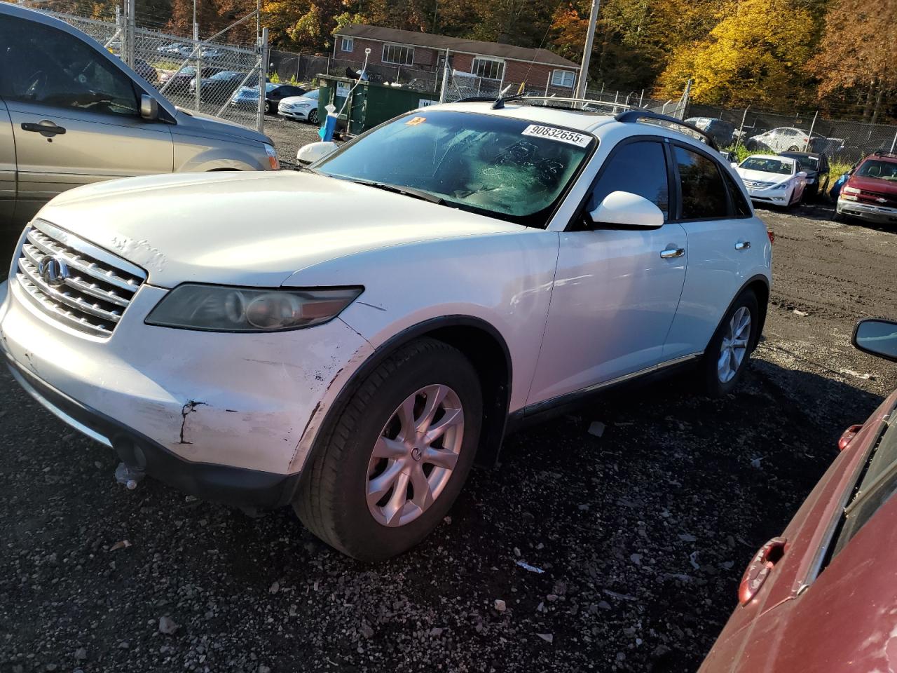 INFINITI FX35 2006. Lot# 90832655. VIN JNRAS08W06X203901. Photo 1