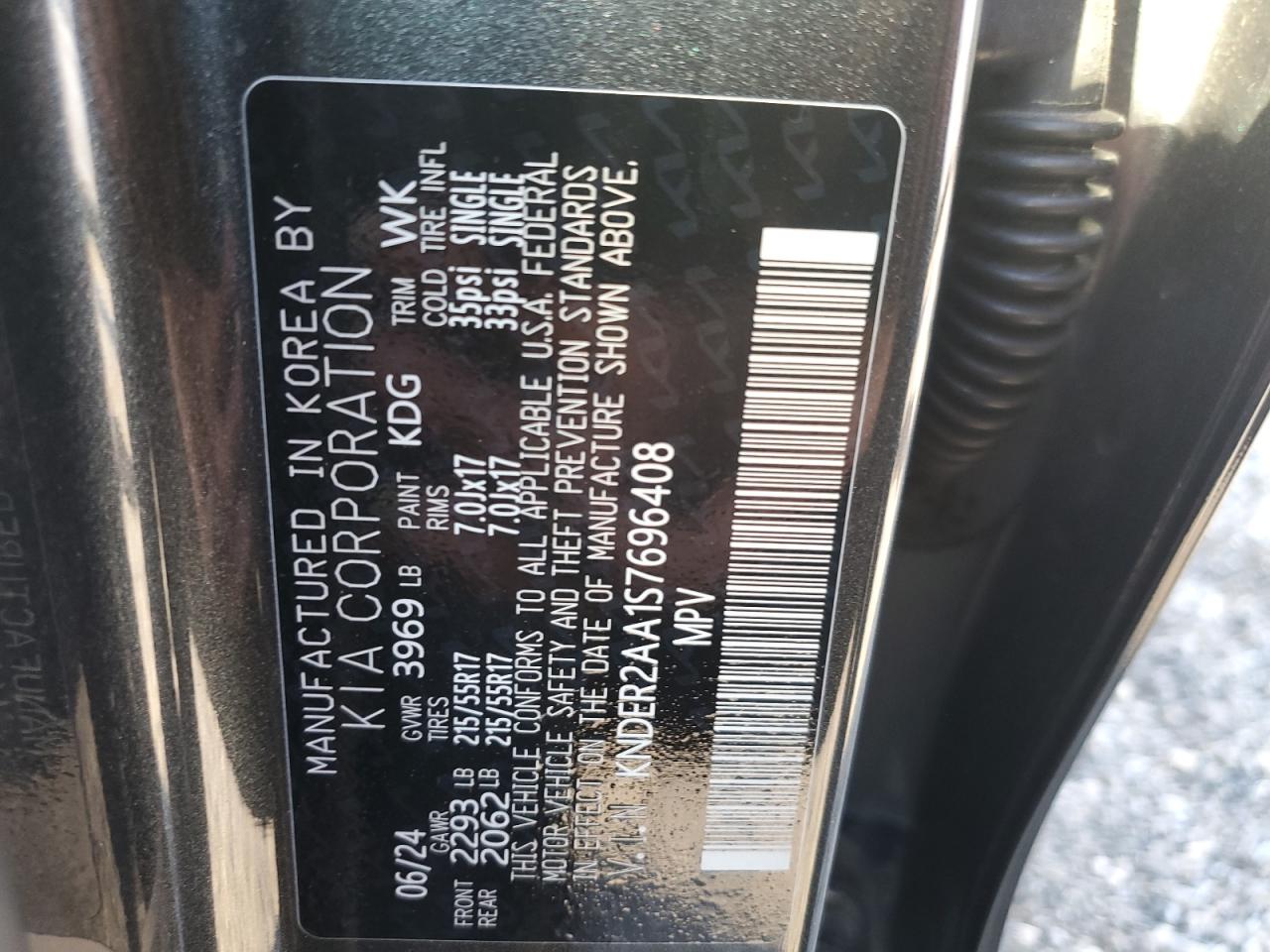 2025 Kia Seltos Ex VIN: KNDER2AA1S7696408 Lot: 90895195