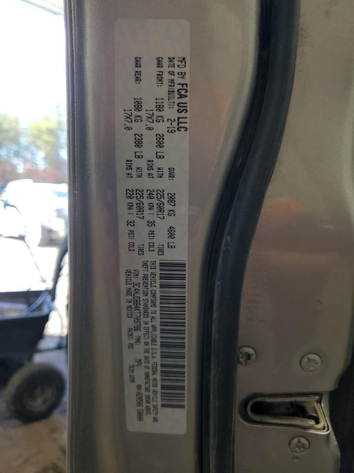 2019 Jeep Compass Latitude VIN: 3C4NJDBB4KT709786 Lot: 90473755