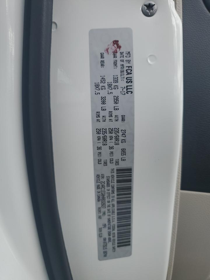 2017 Chrysler Pacifica Touring L Plus VIN: 2C4RC1EG0HR832627 Lot: 85717625