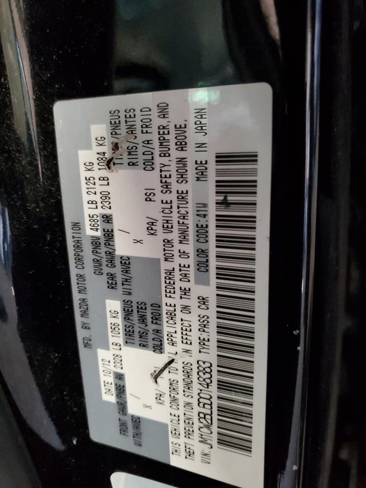 2013 Mazda 5 VIN: JM1CW2BL6D0148383 Lot: 90104785